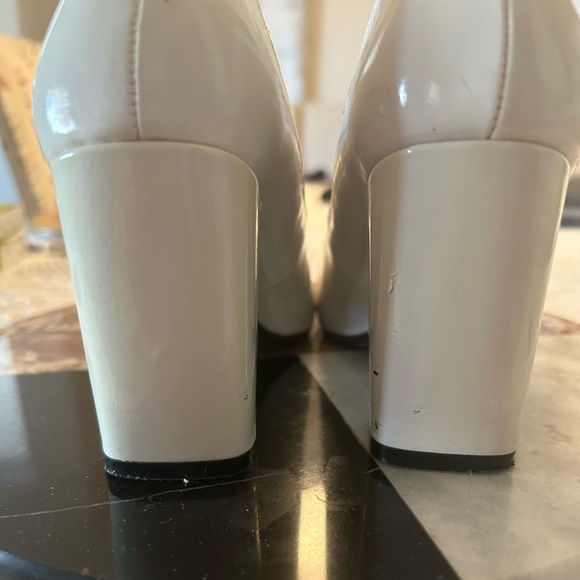 🎅🏻 VINTAGE BEST! 1980s BANANA REPUBLIC 3.25” CHUNKY HEEL PUMPS SIZE 6 - Picture 6 of 12